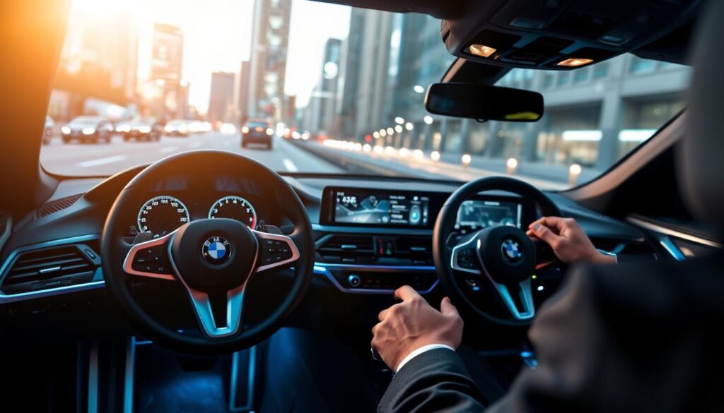 BMW curved display features BMW curved display features