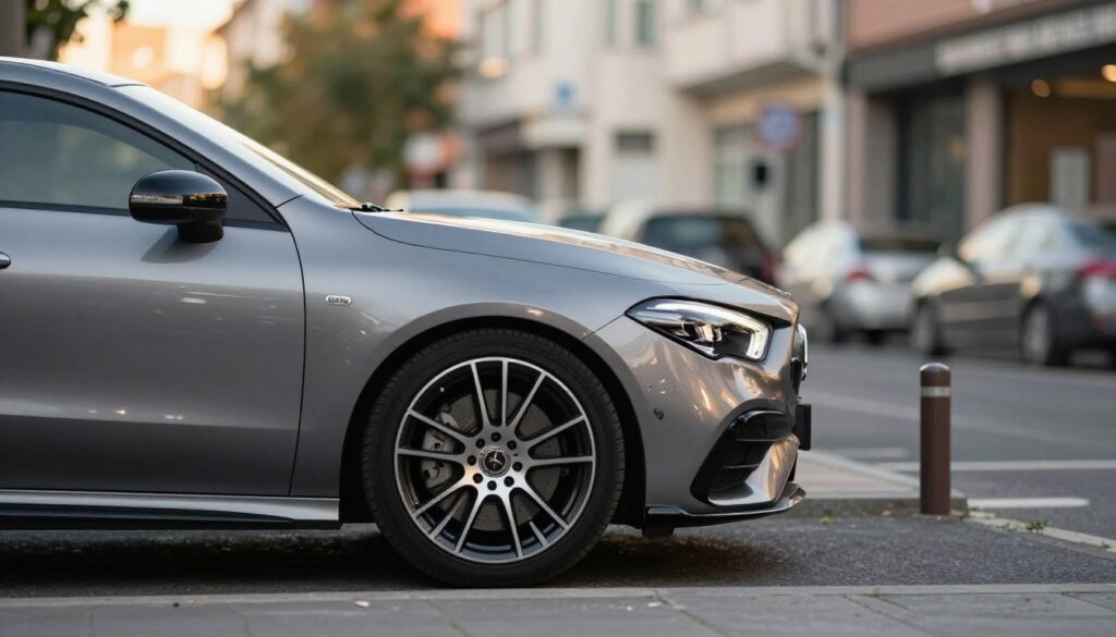 Mercedes CLA coupe exterior Mercedes CLA coupe exterior