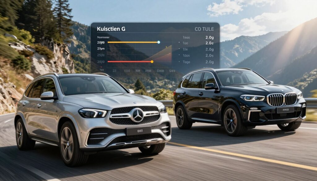 Mercedes GLE vs BMW X5 performance features Mercedes GLE vs BMW X5 performance features