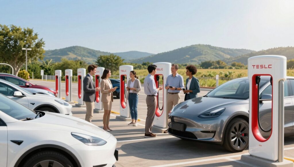 Tesla Supercharger network Tesla Supercharger network