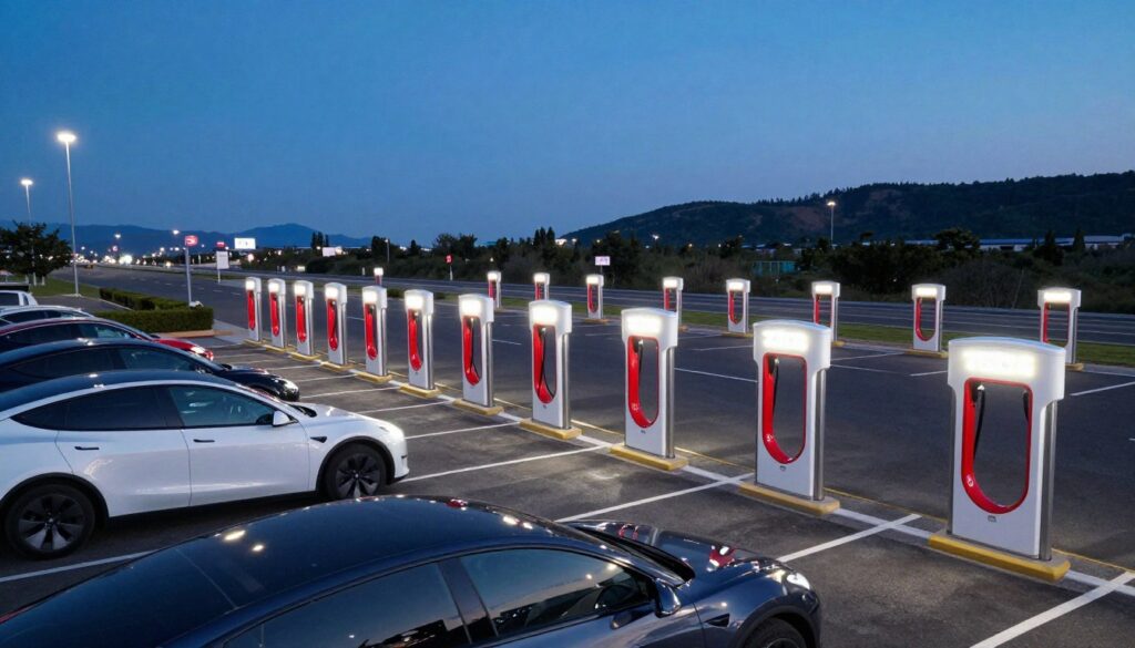 Tesla charging stations Tesla charging stations