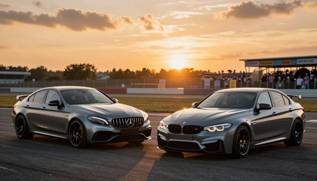high-performance car showdown high-performance car showdown